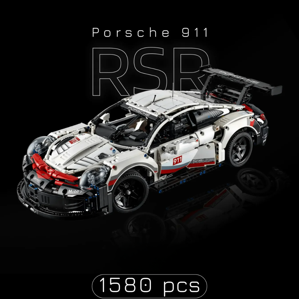 Porsche 911 RSR Branco (1580 peças)