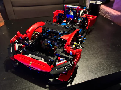 Ferrari Daytona SP3 Vermelha (3778 peças)