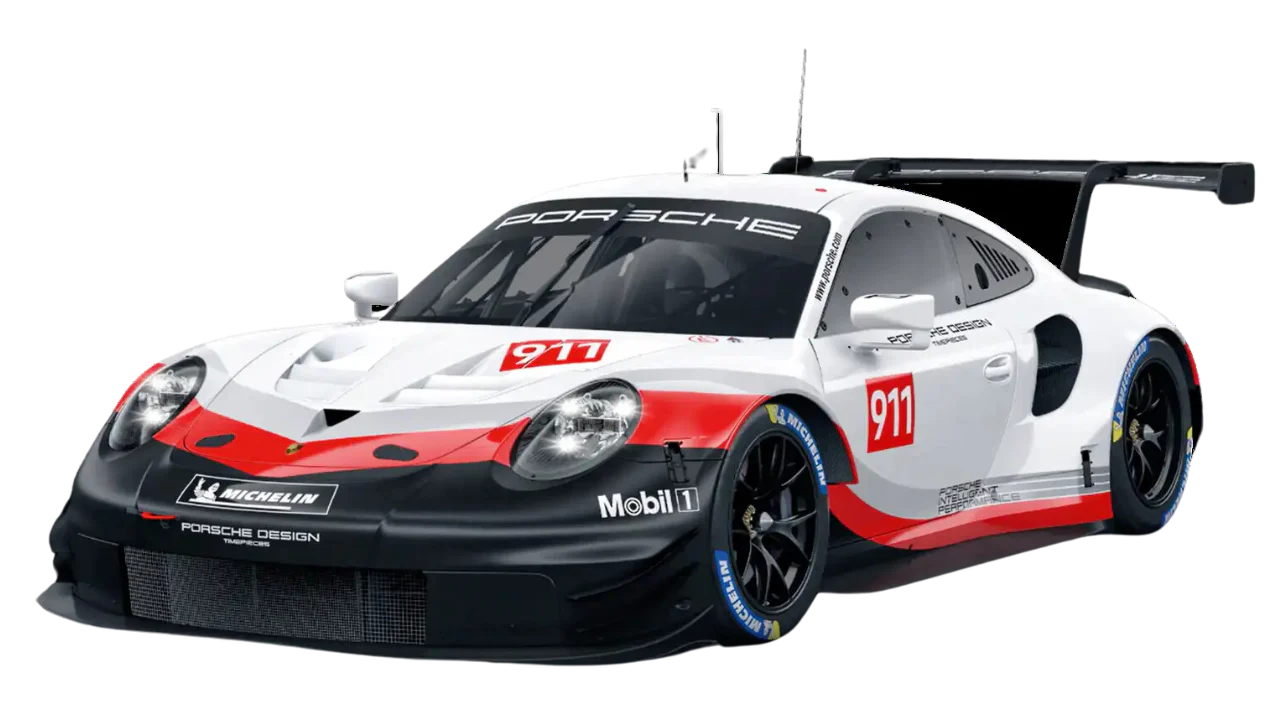 Porsche 911 RSR Branco (1580 peças)
